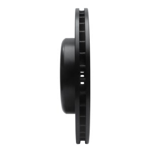 BMW ActiveHybrid 5 Brake Rotor (1) - Front Right - R1 Concepts - Drilled & Slotted - Black - `11-`19